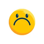 Disappointed Emoji Emoticon Emotion Face Sad SVG Icon